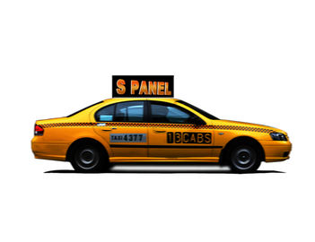 Porcellana il taxi impermeabile di 4G Wifi ha condotto il basso consumo energetico della cima del taxi della visualizzazione fornitore