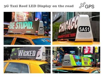 Porcellana Lo schermo principale taxi telecomandato, pubblicità della cima del taxi di alta luminosità ha condotto la video parete fornitore